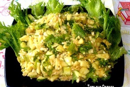 Салат с топинамбуром и яйцом: шаг 5
