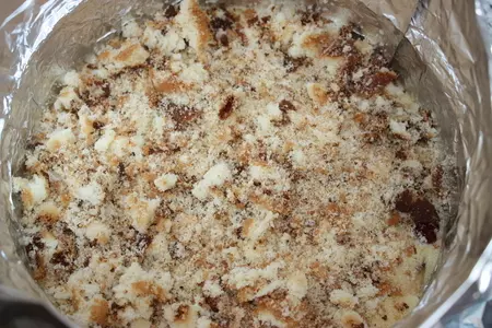 Малиновый торт с сырным и баварским кремом: шаг 3