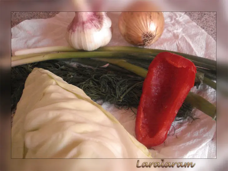 Борщок  - с кореньями, томатами и... помидорами: шаг 5