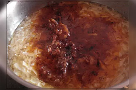 Борщок  - с кореньями, томатами и... помидорами: шаг 11