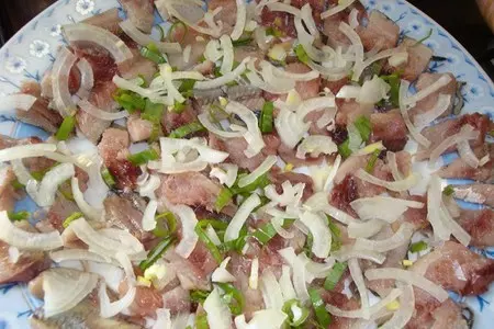 Салат "роза": шаг 1