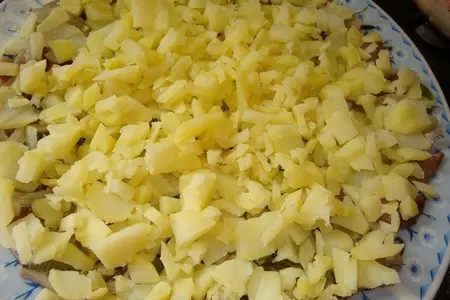 Салат "роза": шаг 2