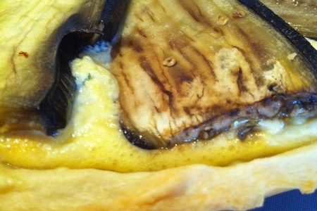 Сырный пирог с баклажанами: шаг 2