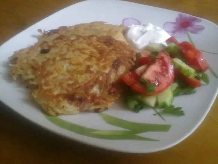 Драники с беконом и мускатным орехом: шаг 7