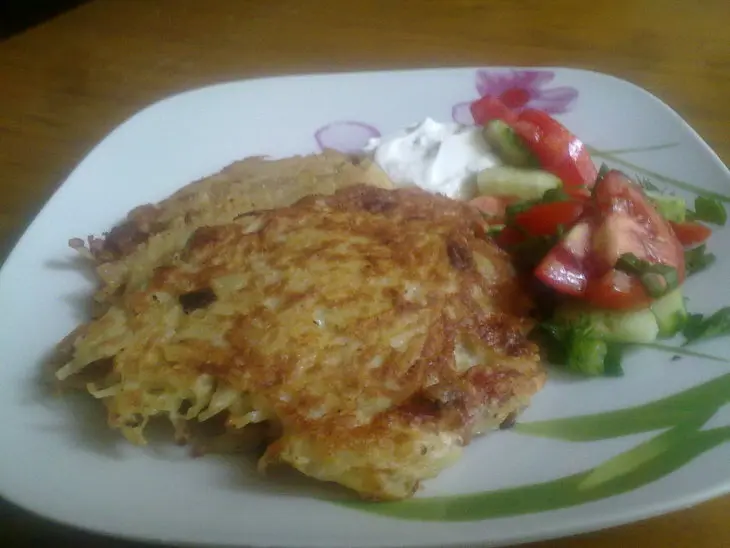 Драники с беконом и мускатным орехом: шаг 8