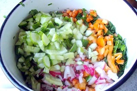 Ну очень витаминный капустный салат: шаг 4