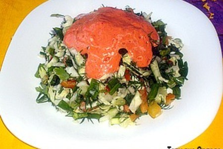 Ну очень витаминный капустный салат: шаг 5