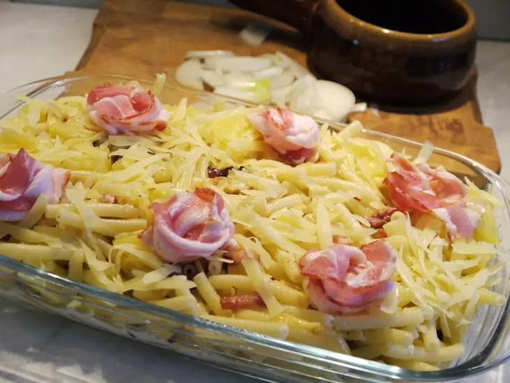Альпийская запеканка (alpenmakrönli): шаг 3