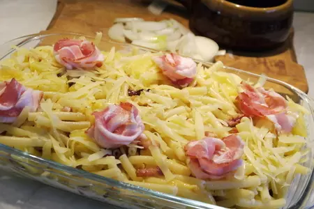 Альпийская запеканка (alpenmakrönli): шаг 3