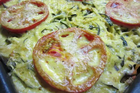 Запеканка из кабачков, баклажана и курицы: шаг 9