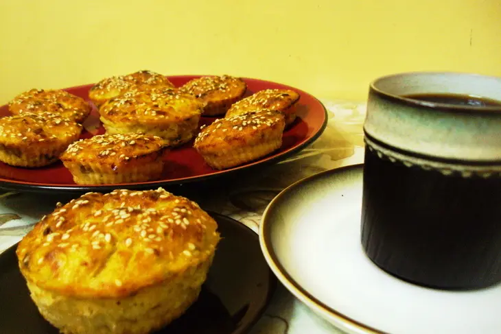 Маффины с кабачками.: шаг 8