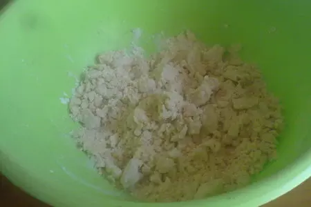 Сливочный тарт с персиками.: шаг 1