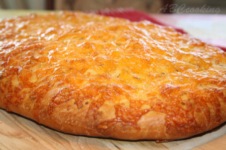 Хлеб с сыром и чесноком: шаг 1
