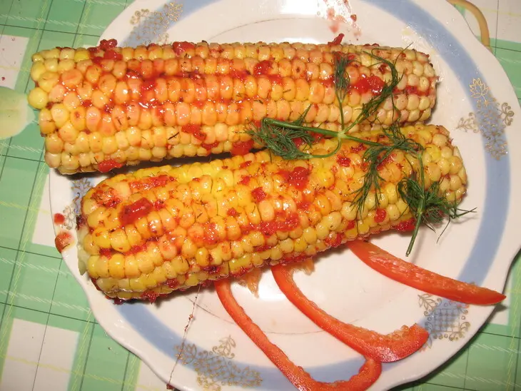 Кукуруза в малиновом соусе.: шаг 10