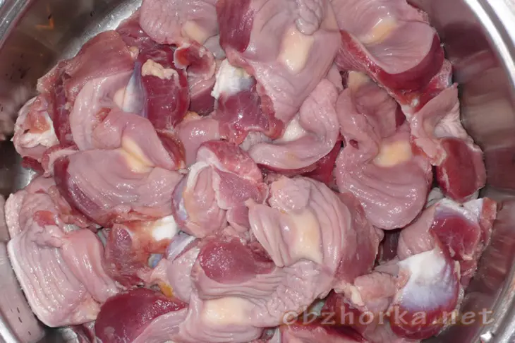 Желудочки с картошкой рецепт для мультиварки: шаг 1