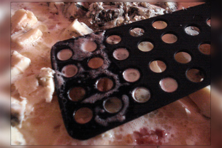 Фаршированные ракушки из пасты "lumaconi" в соусе "прощай, талия, и не возращайся!": шаг 12