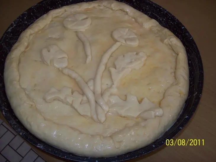 Пирог со стручковой фасолью.: шаг 5