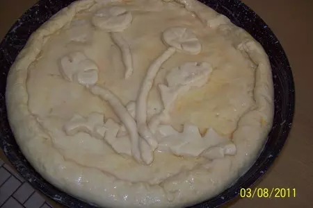 Пирог со стручковой фасолью.: шаг 5