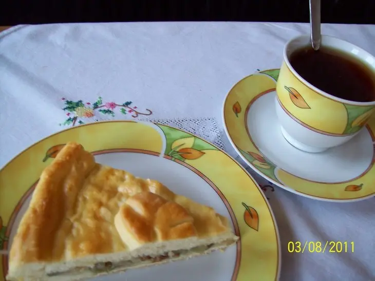 Пирог со стручковой фасолью.: шаг 10