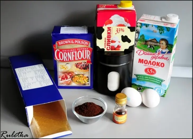 Кофейно-карамельный мусс на хрустящем шоколадном печенье "песчаные розы".: шаг 6