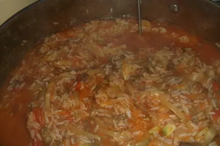 Салат с рисом на зиму: шаг 1
