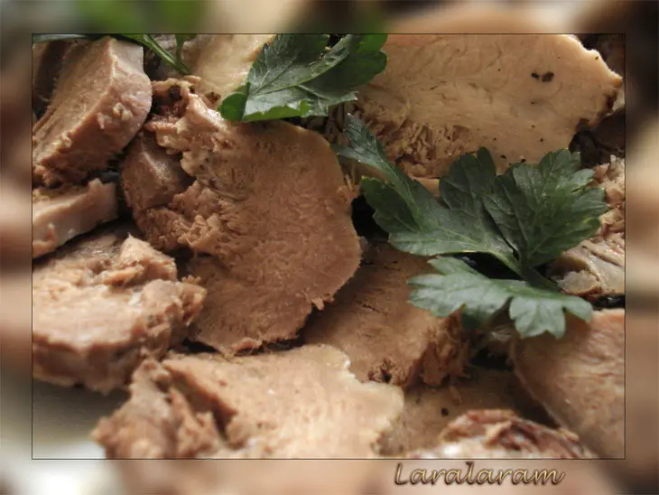Язык и мясо и новые веянья в кулинарии (и снова низкие температуры): шаг 11