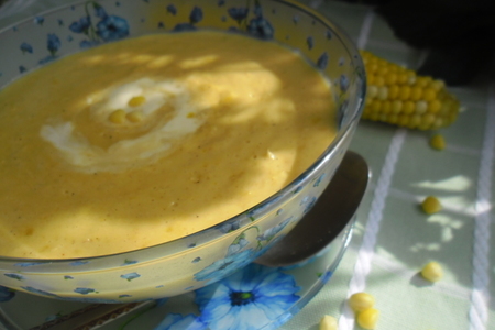 Золотой кукурузный крем-суп (golden corn cream soup): шаг 6
