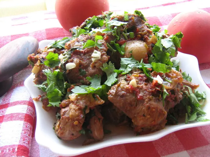 Баранина, тушенная в помидорах: шаг 5