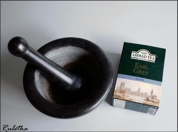 Шоколадная помадка с чайной крошкой и бергамотовым сиропом на основе earl grey.: шаг 2