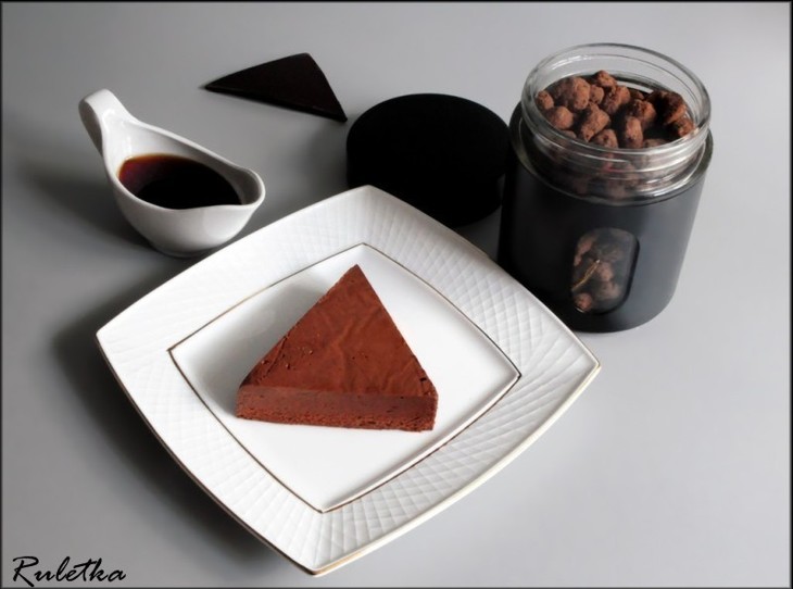 Шоколадная помадка с чайной крошкой и бергамотовым сиропом на основе earl grey.: шаг 18