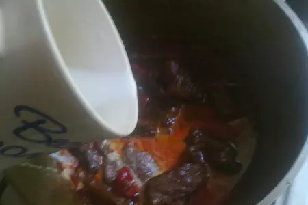Мясо с кисломолочной подливой: шаг 7