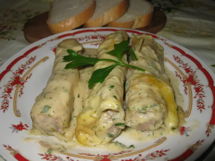 Каннеллони в молочном соусе: шаг 5