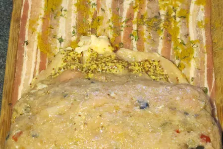 Куриный рулет с анчоусами.: шаг 3