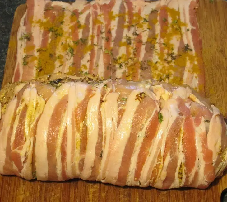 Куриный рулет с анчоусами.: шаг 5
