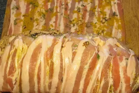Куриный рулет с анчоусами.: шаг 5