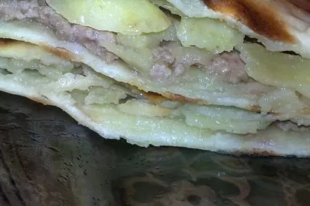 Мясной пирог (чуду): шаг 12