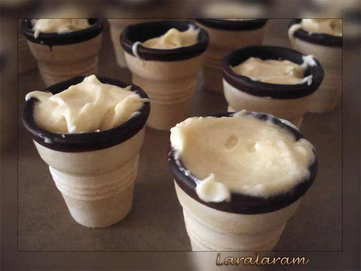 Кексики-миниатюрки "стаканчики" - особенно хороши для детских праздников: шаг 5
