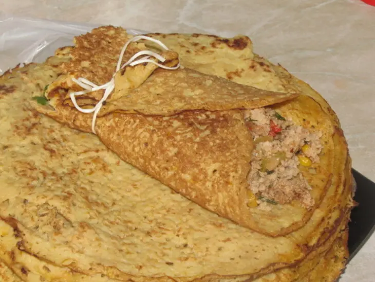 Кукурузные блинчики в мексиканском стиле: шаг 7