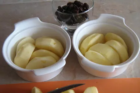 Яблоки,запеченные в сливках: шаг 1