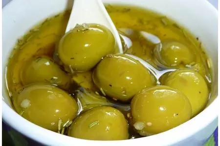 Масло и оливки: шаг 2