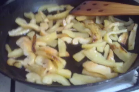 Лепёшки с брынзой и болгарским перцем: шаг 5