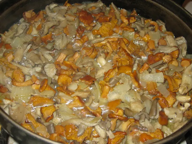 Сытные пирожки с грибами и курицей: шаг 1