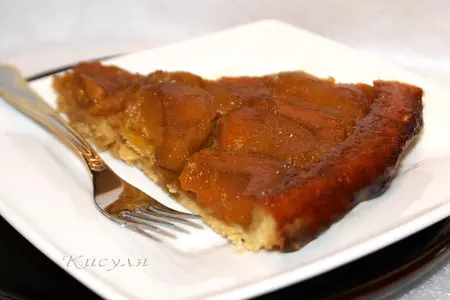 Перевёрнутый тарт с абрикосами (tarte tatin): шаг 14