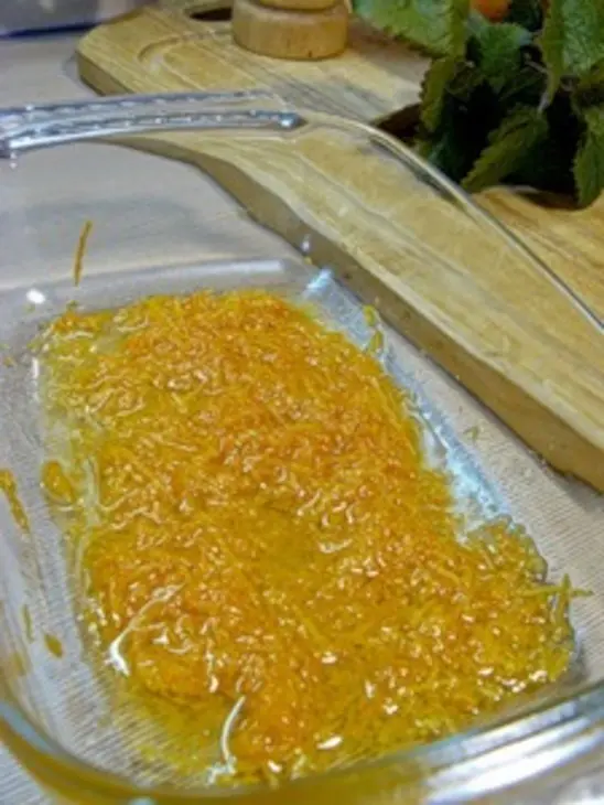 Салат с грейпфрутом и мелиссой: шаг 2