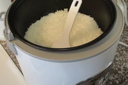Острый тунец с манго и рисом: шаг 4