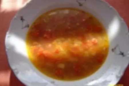 Чечевичная похлебка с чесноком: шаг 2