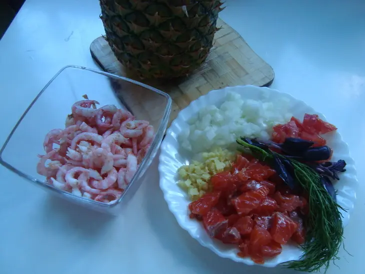 Морской ананас: шаг 1