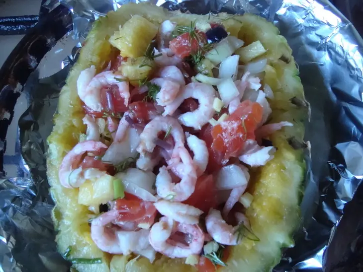 Морской ананас: шаг 4