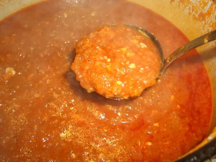 Кабачковая икра с чесноком: шаг 6