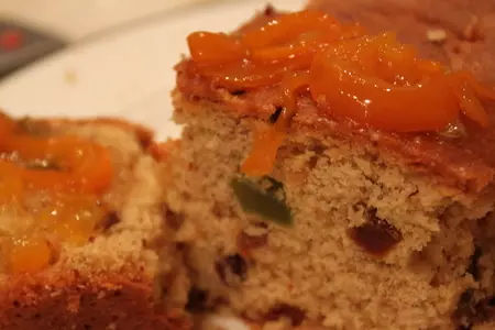 Английский фруктовый кекс с соусом из кумкватов: шаг 3